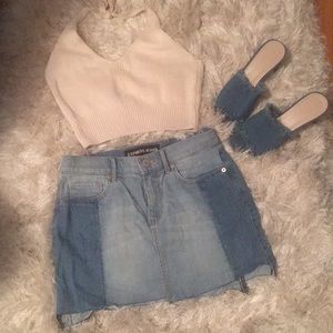 Denim skirt